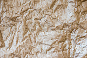 Background of crumpled paper. Place for your text.