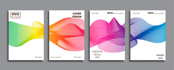 Creative colored cover. Cover design.