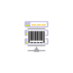 Barcode Server Logo Icon Design