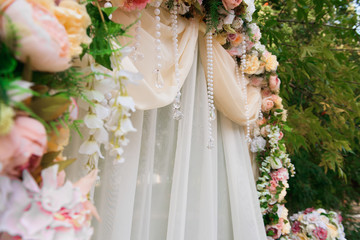 wedding ceremony decoration, wedding arch