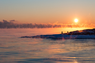 The shore of Liuskasaari
