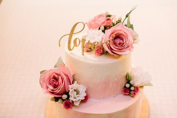 Wedding cake, cake for a wedding