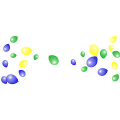 Background with Colorful balloons. Simple Feminine Pattern for Card, Invitation, Print. Trendy Decoration with Beautiful balloons. 
