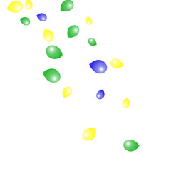 Background with Colorful balloons. Simple Feminine Pattern for Card, Invitation, Print. Trendy Decoration with Beautiful balloons. 
