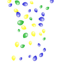 Background with Colorful balloons. Simple Feminine Pattern for Card, Invitation, Print. Trendy Decoration with Beautiful balloons. 
