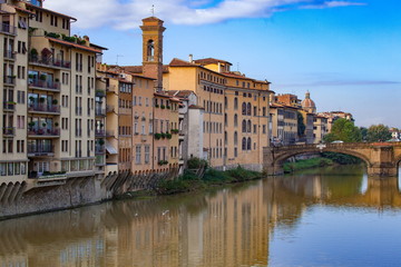 Fototapeta na wymiar 　フィレンツェのアルノ川