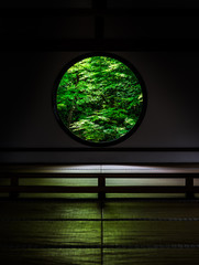 Fototapeta premium Okno Oświecenia Kioto-Genkouan