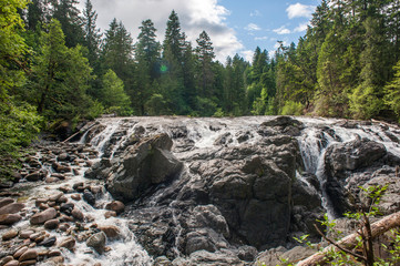 Englishman River Falls Provincial Park in Vancouver Island