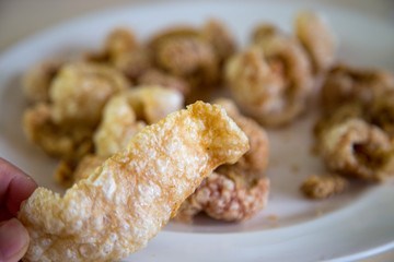 Pork skin crispy