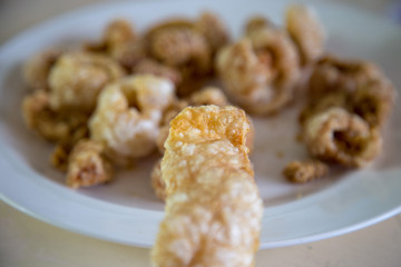 Pork skin crispy