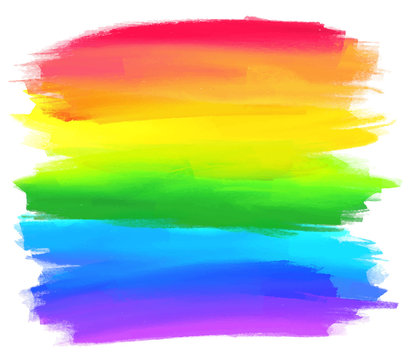 Rainbow colors stripes vector background