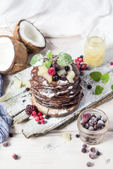 Naleśniki czekoladowe © Agata