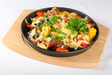 Pork with vegetables