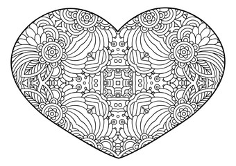 Decorative ornamental  heart.