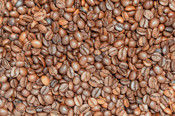 Coffee Beans Background.