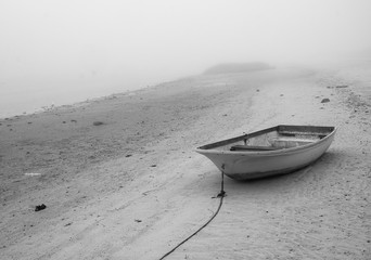 Dinghy In The Mist