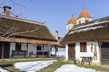 Fototapeta na wymiar Village houses in Ocsa