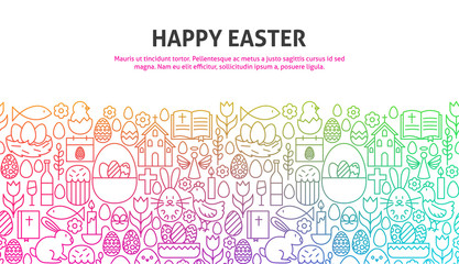 Happy Easter Concept