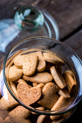 gingerbread in a glass jar