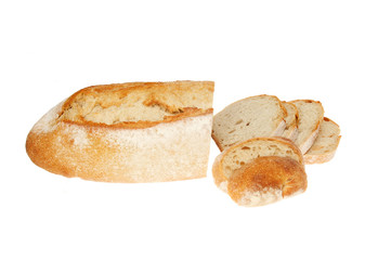 Sliced rustic loaf