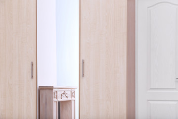Large wardrobe in room