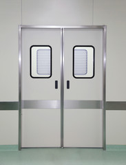 Operating room door