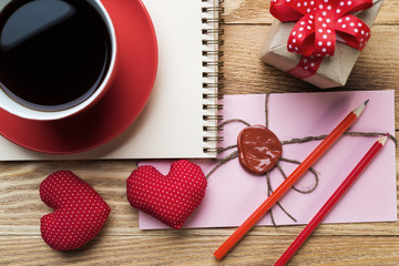 Writing love confession