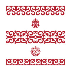 Traditional ornament of middle Asia