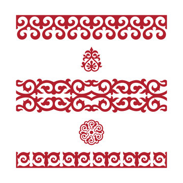 Traditional ornament of middle Asia