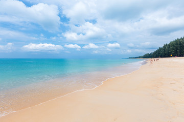 Mai Khao Beach, Phuket province, Southern of Thailand.