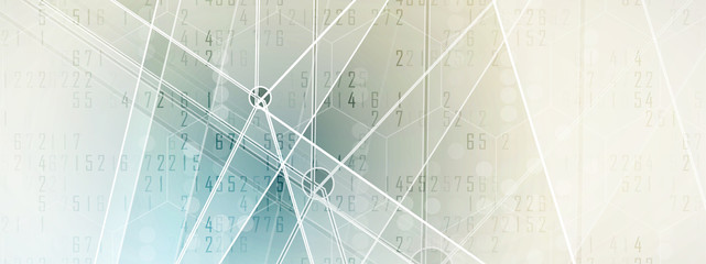 Digital technology world. Business virtual concept. Vector background