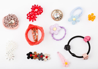 Womans accessories studio quality white background 