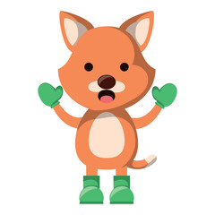 Christmas animals design.