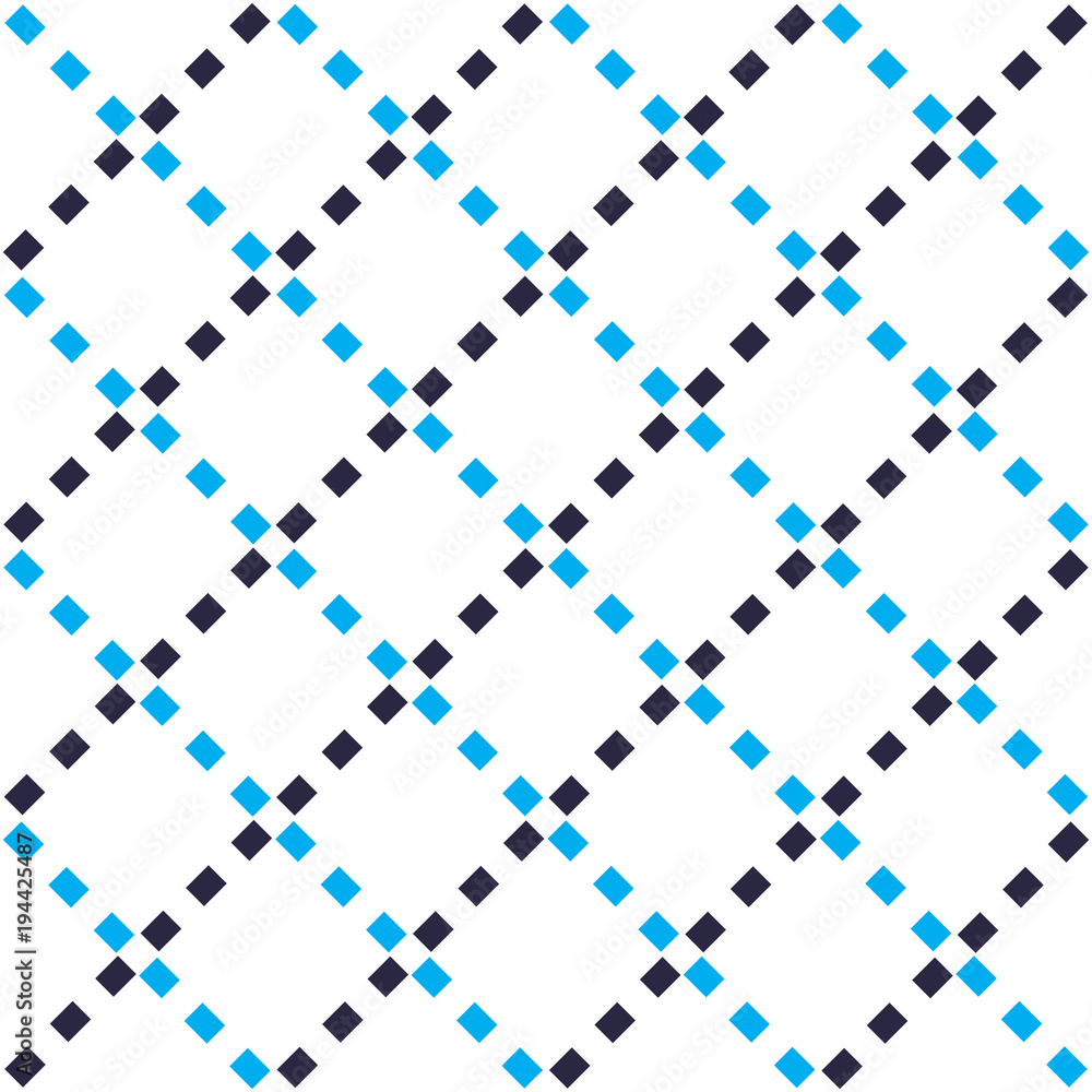 Poster geometric vector seamless pattern with crossed dashed lines, abstract background. simple minimalisti
