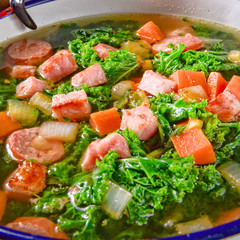 a tasty kale soup