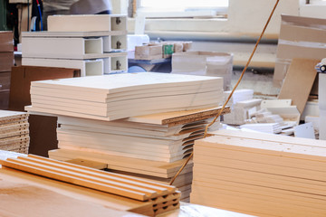 Obraz premium furniture factory inside