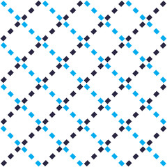 Geometric vector seamless pattern with crossed dashed lines, abstract background. Simple minimalistic design.