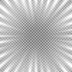 Tunnel of light, white color