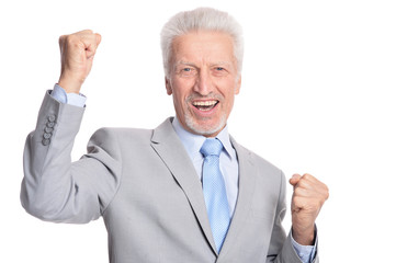 senior businessman posing 