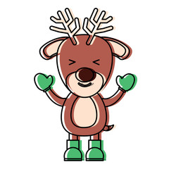 Christmas animals design.