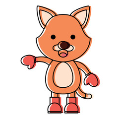 Christmas animals design.