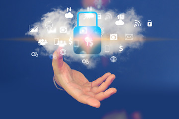 Cloud data security concept