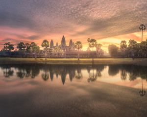 Fototapeta na wymiar Temple complex Angkor Wat Siem Reap, Cambodia