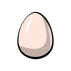 Egg icon. Easter icon. Vector illustration.
