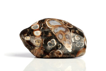 Set Rock stone with names, isolated on a white background with shadow,  beautiful lighting,...