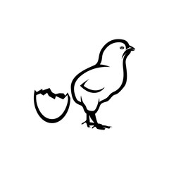 chicken vector silhouette
