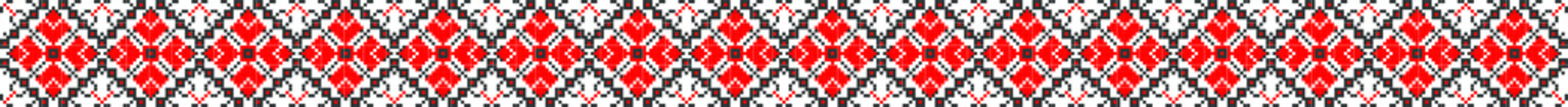 Traditional Romanian folk art knitted embroidery pattern