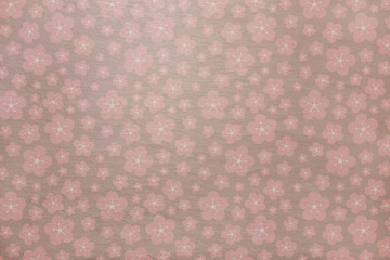 Vintage muted pink sakura spring background with soft stone texture behind - flowers, cherry blossom