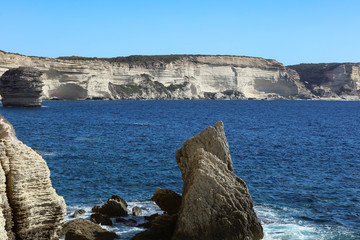 Die Küste von Bonifacio auf Korsika © Andrea Geiss