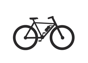 
Vector illustration - Flat mountain bike icon. 